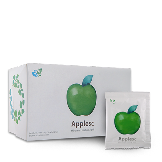 Produk Applesc Plus (Apple Stem Cell) Biogreen Science - Review Halal, BPOM & Manfaat